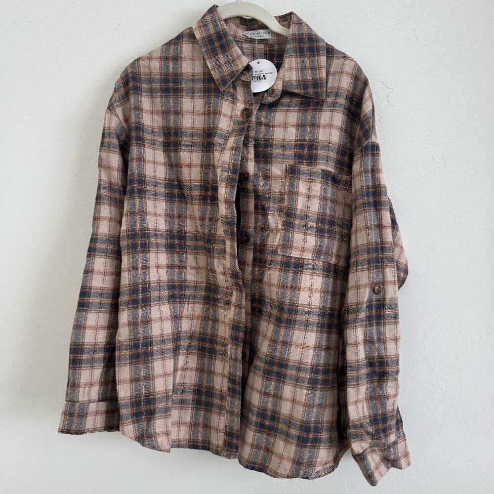 Plaid Flannel Top